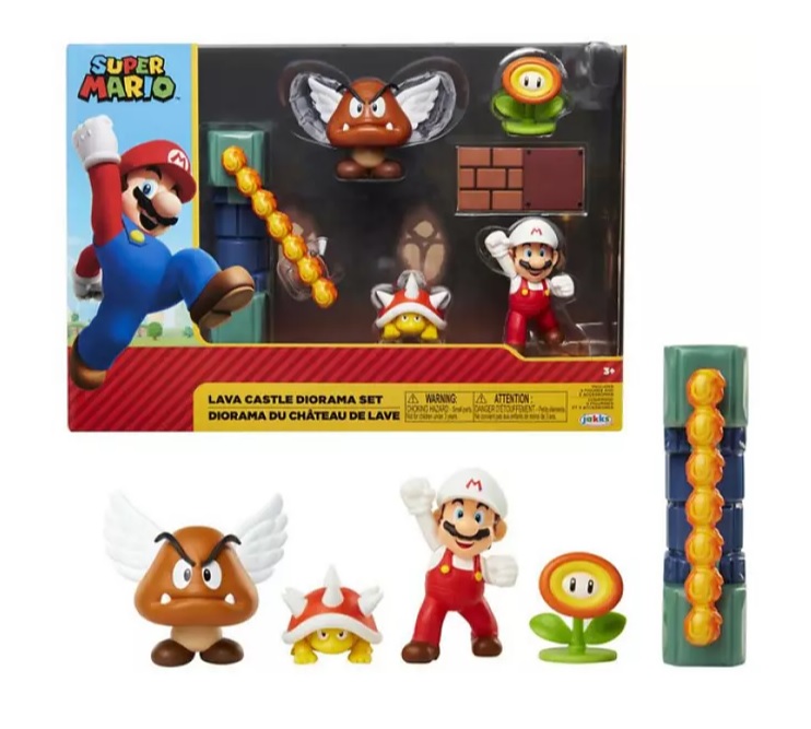 Super Mario Bowser Lava Battle Set Continuara Comics