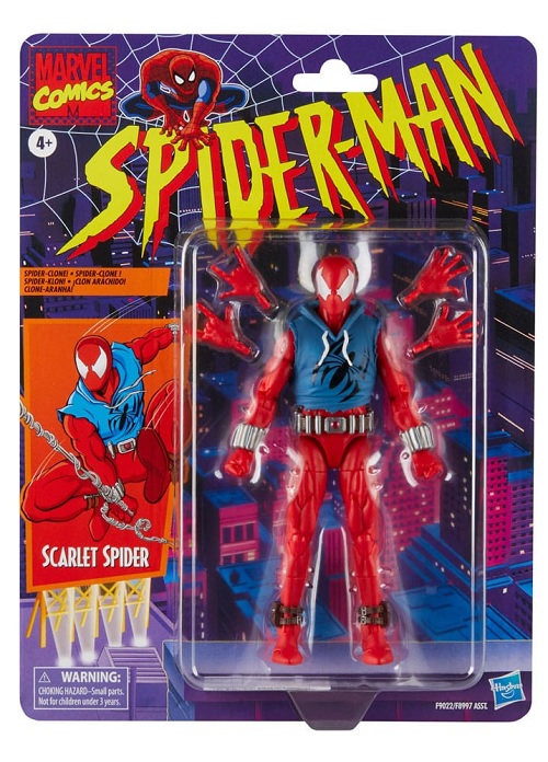 MARVEL LEGENDS VINTAGE SPIDER-MAN SCARLET SPIDER