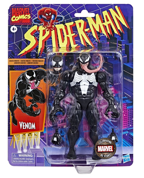 MARVEL LEGENDS VINTAGE SPIDER-MAN VENOM