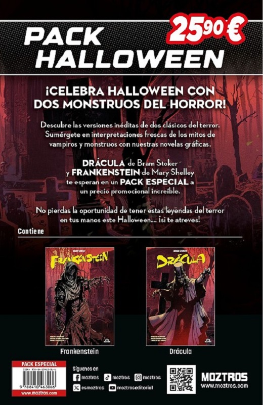 PACK HALLOWEEN DRACULA & FRANKENSTEIN