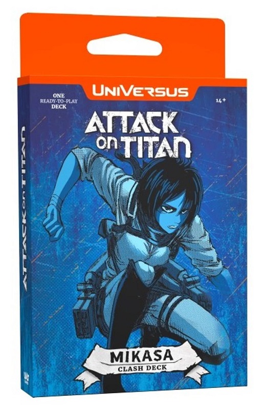 ATTACK ON TITAN CCG BATTLE FOR HUMANITY MIKASA CLASH DECK