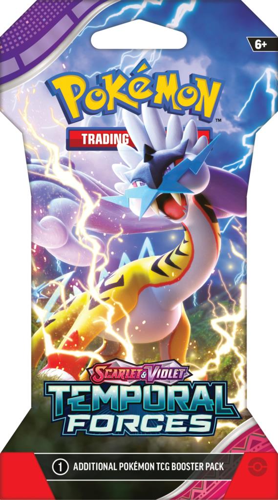 POKEMON TCG SOBRE SCARLET & VIOLET TEMPORAL FORCES (INGLÉS)