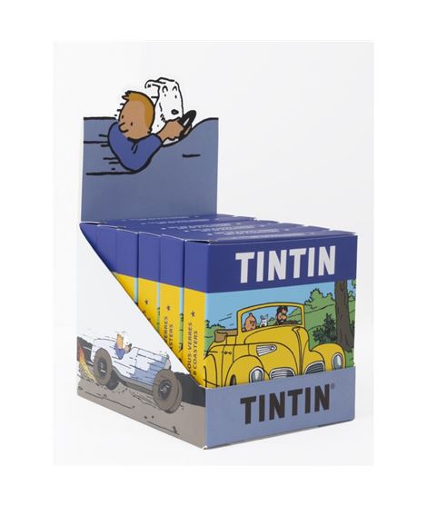 TINTIN LOS COCHES POSAVASOS