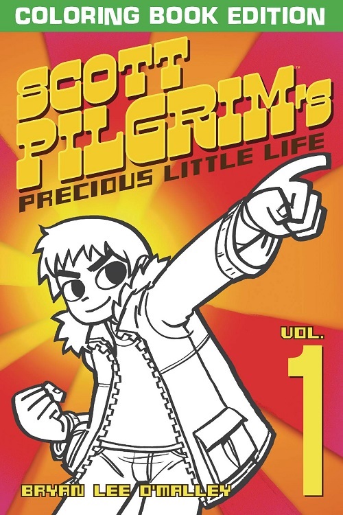 SCOTT PILGRIM'S PRECIOUS LITTLE LIFE COLORING BOOK (INGLÉS) 01