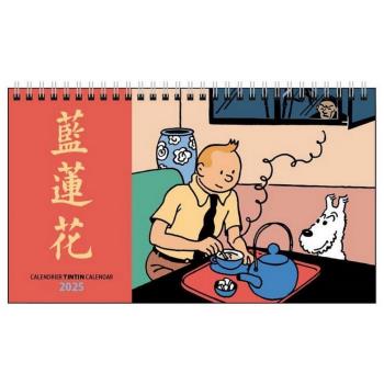 TINTIN CALENDARIO MESA 2025